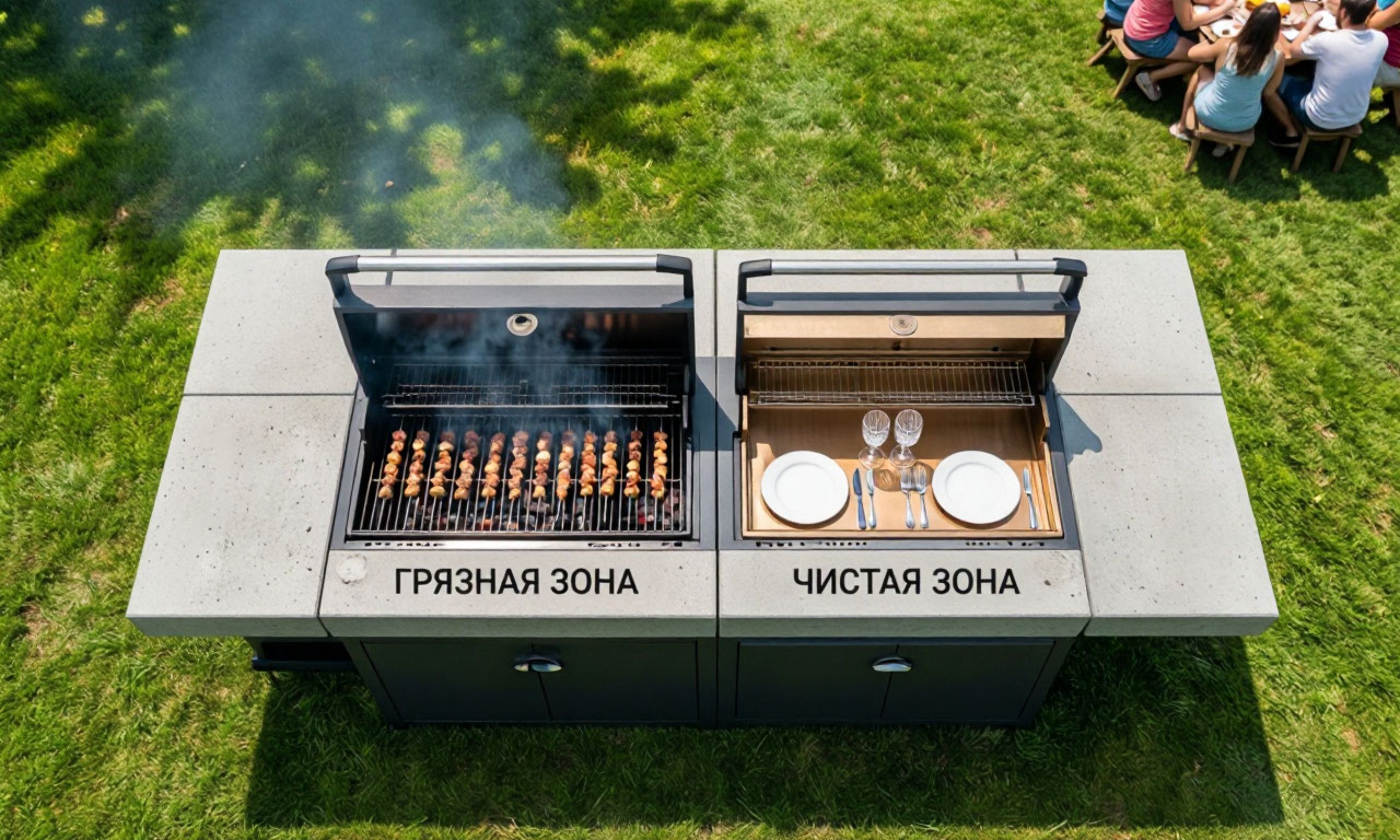 Чистый стол vs горячий мангал