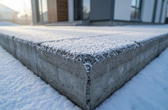 как марка раствора влияет на долговечность отмостки зимой