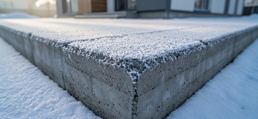 как марка раствора влияет на долговечность отмостки зимой